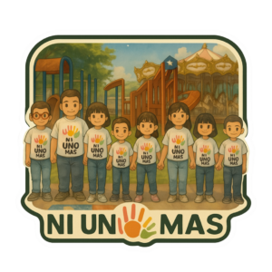 Sticker “Ni Uno Más” – Niñez Unida