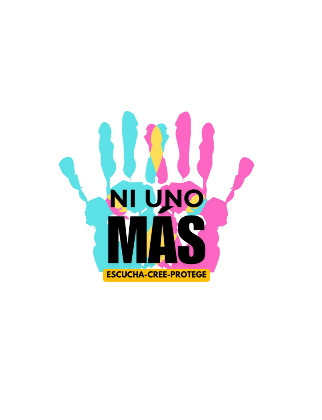 Sticker “Ni Uno Más” – Manos que Protegen